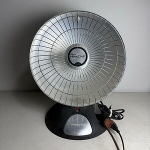 Presto Heat Dish Parabolic Electric Heater Model 0791708 Portable Space Warmer